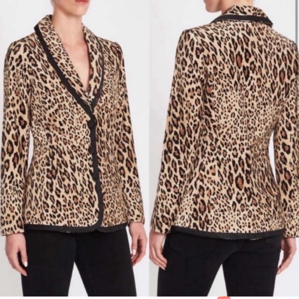 Frame Velvet Leopard Print Blaze